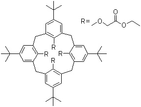 CAS 登录号：97600-39-0, 4-叔丁基杯[4]芳烃-四乙酸四乙酯