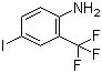 structure of CAS# 97760-97-9, 4-碘-2-三氟甲基苯胺