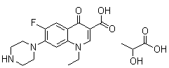 CAS 登录号：97867-34-0, 乳酸诺氟沙星