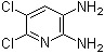 structure of CAS# 97941-89-4, 5,6-二氯-2,3-吡啶二胺