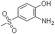 CAS 登录号：98-30-6, 2-氨基-4-甲砜基苯酚