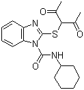 CAS # 98183-15-4, 2-[(1-Acetyl-2-oxopropyl)thio]-N-cyclohexyl-1H-benzimidazole-1-carboxamide