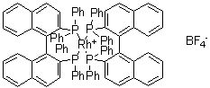 CAS # 98302-53-5, (SP-4-1)-Bis[[1,1'-binaphthalene]-2,2'-diylbis[diphenylphosphine]-P,P']rhodium(1+) tetrafluoroborate(1-)