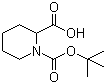N-Boc-2-piperidinecarboxylic acid molecular structure (CAS 98303-20-9)