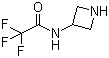 structure of CAS# 98448-79-4, N-(Azetidin-3-yl)-2,2,2-trifluoroacetamide