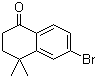 structure of CAS# 98453-60-2, 6-溴-4,4-二甲基-3,4-二氢-2H-萘-1-酮