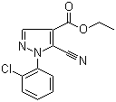 CAS 登录号：98476-18-7, 1-(2-氯苯基)-5-氰基-1H-吡唑-4-甲酸乙酯