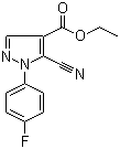 CAS # 98476-22-3, 5-Cyano-1-(4-fluorophenyl)-1H-pyrazole-4-carboxylic acid ethyl ester