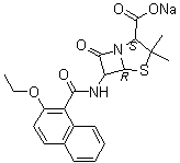 CAS 登录号：985-16-0, 萘夫西林钠