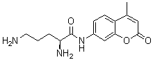 CAS 登录号：98516-75-7, (S)-2,5-二氨基-N-(4-甲基-2-氧代-2H-1-苯并吡喃-7-基)戊酰胺