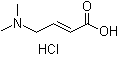 structure of CAS# 98548-81-3, 4-二甲基氨基丁-2-烯酸盐酸盐