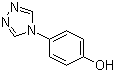 structure of CAS# 98581-86-3, 4-(4-Hydroxyphenyl)-1,2,4-triazole