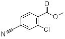 structure of CAS# 98592-34-8, 2-氯-4-氰基苯甲酸甲酯