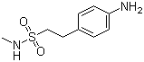 structure of CAS# 98623-16-6, 4-氨基-N-甲基苯乙基磺酰胺