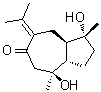 CAS # 98644-24-7, Zedoarondiol, (1R,3aR,4S,8aS)-Octahydro-1,4-dihydroxy-1,4-dimethyl-7-(1-methylethylidene)-6(1H)-azulenone