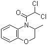 CAS 登录号：98730-04-2, 解草酮, 解草嗪, 4-(2,2-二氯乙酰基)-3-甲基-3,4-二氢-2H-1,4-苯并恶嗪