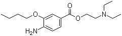 structure of CAS# 99-43-4, 丁氧卡因