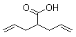 CAS # 99-67-2, 1,6-Heptadiene-4-carboxylic acid, 2-(2-Propenyl)-4-pentenoic acid, 2-Allyl-4-pentenoic acid, Di-2-propenylacetic acid, Diallylacetic acid