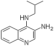 structure of CAS# 99010-09-0, 3-氨基-4-(2-甲基丙胺基)喹啉