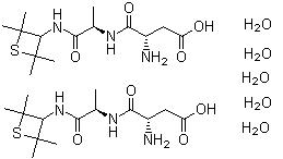 structure of CAS# 99016-42-9, 水合阿力甜