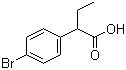 structure of CAS# 99070-18-5, 2-(4-溴苯基)丁酸