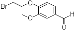 structure of CAS# 99070-23-2, 4-(2-溴乙氧基)-3-甲氧基苯甲醛