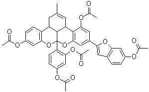 structure of CAS# 99217-75-1, 桑呋喃 G 五乙酸酯