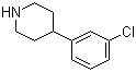 4-(3-Chlorophenyl)piperidine molecular structure (CAS 99329-53-0)