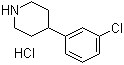 structure of CAS# 99329-70-1, 4-(3-氯苯基)哌啶盐酸盐