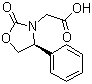 structure of CAS# 99333-54-7, (S)-(+)-2-氧代-4-苯基-3-恶唑烷乙酸