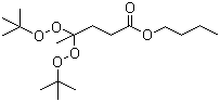 structure of CAS# 995-33-5, 4,4-二(叔丁基过氧化)戊酸正丁酯