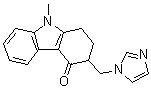 CAS # 99614-03-6, 1,2,3,9-Tetrahydro-3-(1H-imidazol-1-ylmethyl)-9-methyl-4H-carbazol-4-one