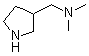 3-(Dimethylaminomethyl)pyrrolidine molecular structure (CAS 99724-17-1)