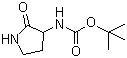 CAS 登录号：99780-97-9, 3-Boc-氨基吡咯烷-2-酮