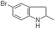 structure of CAS# 99847-70-8, 5-溴-2-甲基-2,3-二氢-1H-吲哚