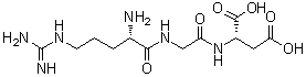 structure of CAS# 99896-85-2, L-精氨酰甘氨酰-L-天冬氨酸