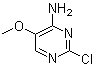 structure of CAS# 99979-77-8, 2-氯-5-甲氧基-4-嘧啶胺